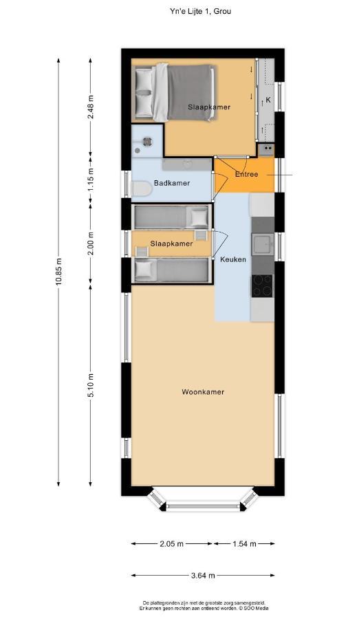 Villa Húskes Hûs en Hiem - rent as one - chalets 65&66 à Grou Extérieur photo